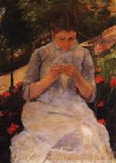 Mary Cassatt Sewing Woman oil painting picture wholesale